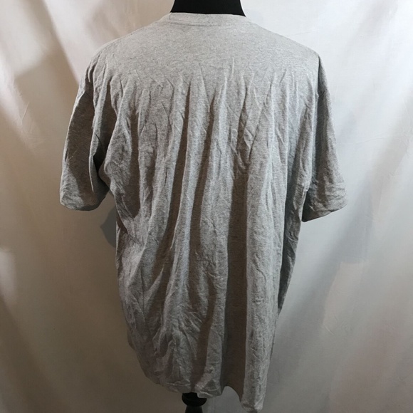 Nike gray short sleeve T "Just Do It" - mens 2XL, armpit to armpit = 26" - Picture 2 of 3